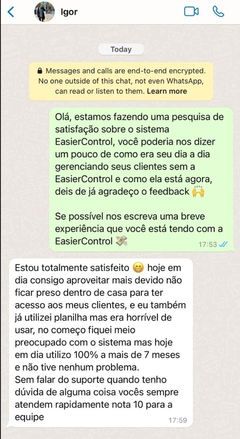 Depoimento de Igor